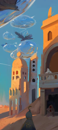 Bubble desert